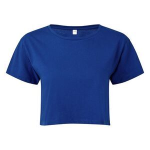 TriDri Womens/Ladies TriDri Crop Top / Royal